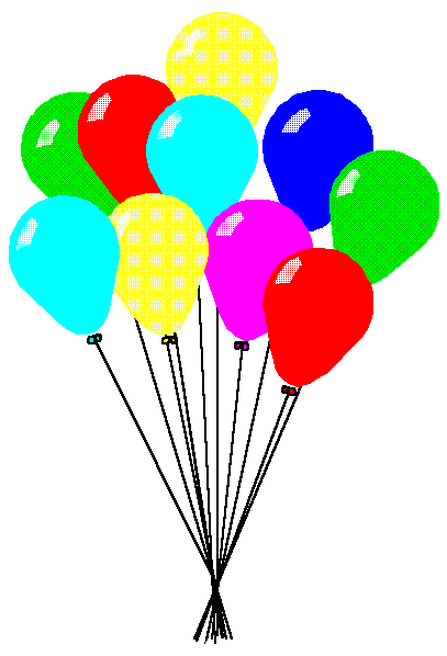 clipart balloon bouquet - photo #12