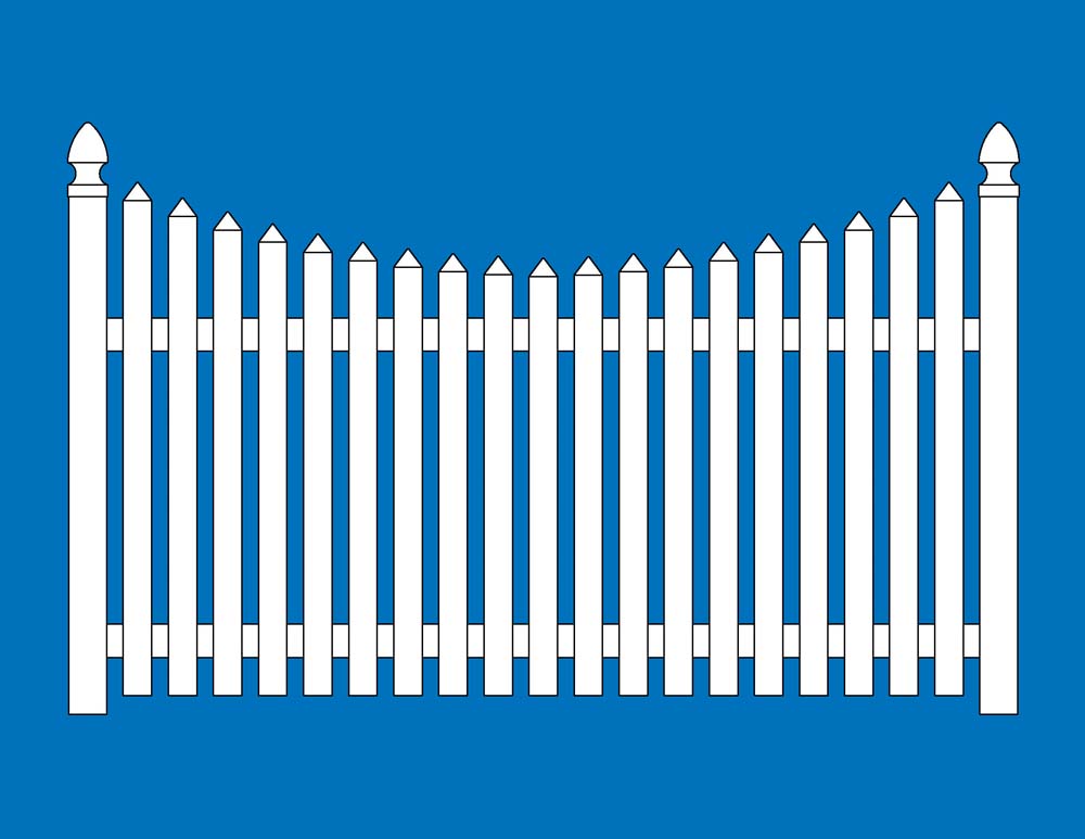 white picket fence Colouring Pages