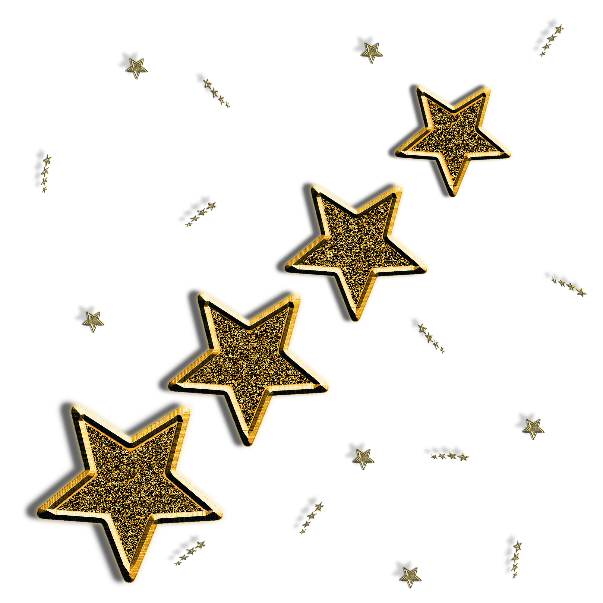 PNG Gold Stars (2)