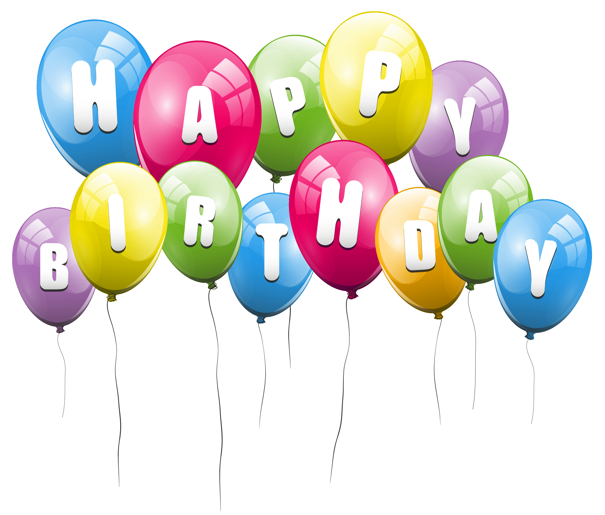 clip art happy birthday balloons - photo #10