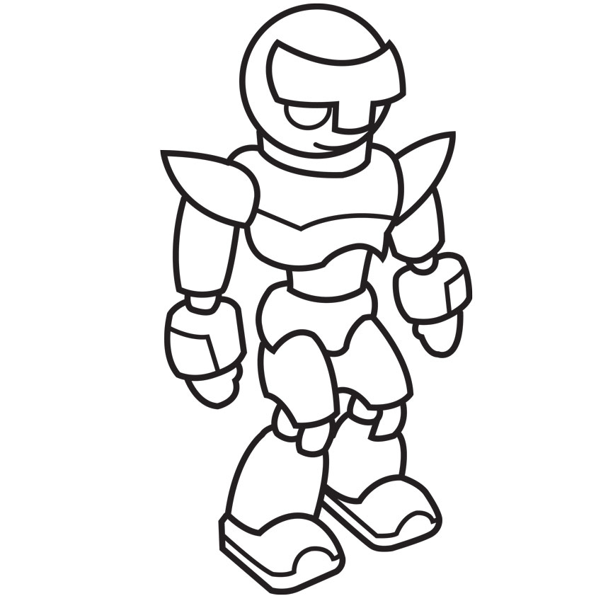 Robot Coloring Pages | Free coloring pages, free printable ...