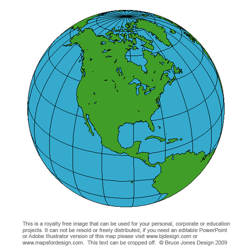 World Globe Maps, Printable, Blank, Royalty Free, Download to Your ...