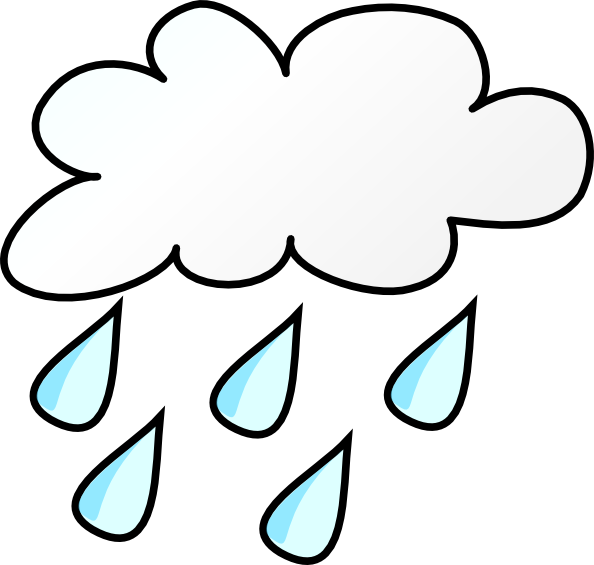 Rainy Weather clip art Free Vector
