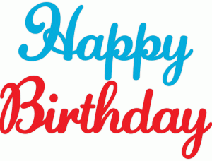 Silhouette Online Store - View Design #45991: happy birthday text