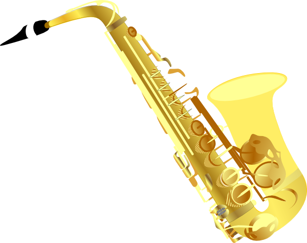 Saxophone clip art - vector clip art online, royalty free & public ...