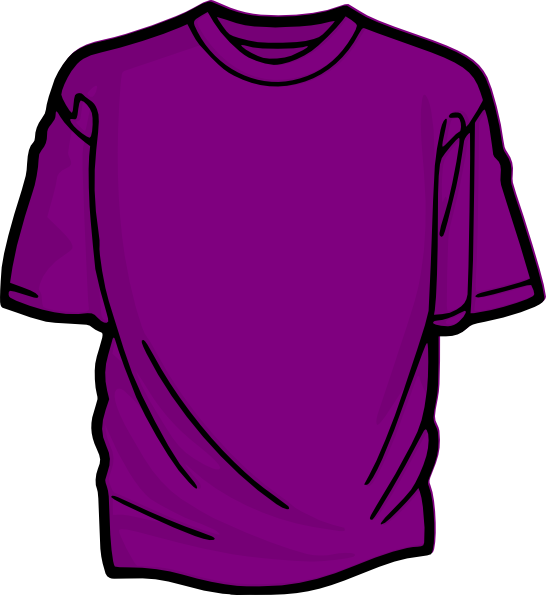 Purple T Shirt clip art - vector clip art online, royalty free ...