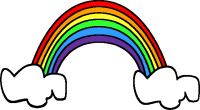 Clip art rainbow