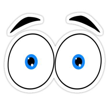 Funny Eyes????" Stickers by Sharon Stevens | Redbubble