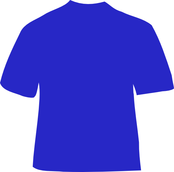 Blue Shirt Clip Art - vector clip art online, royalty ...