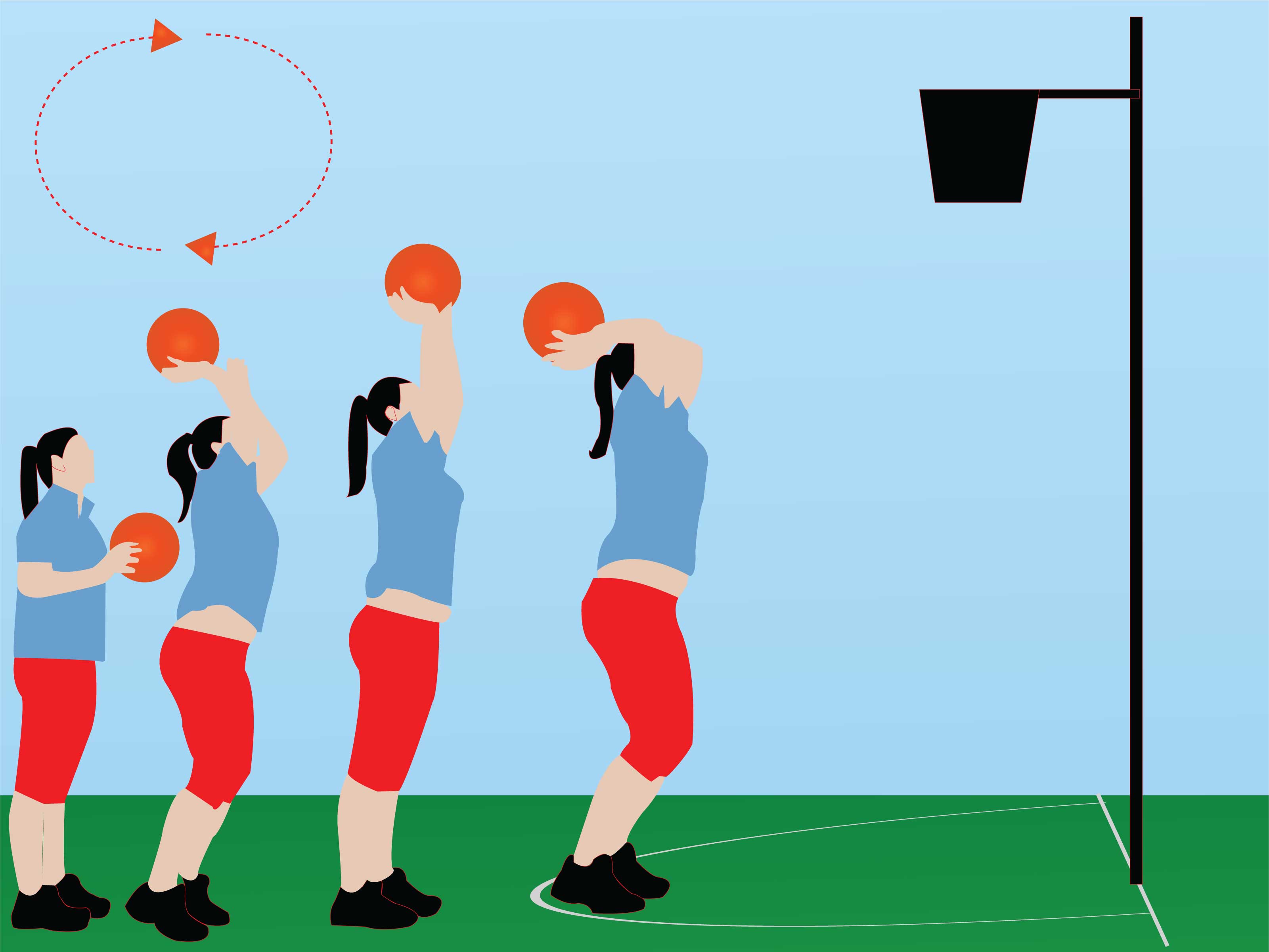 cartoon netball clipart - photo #26