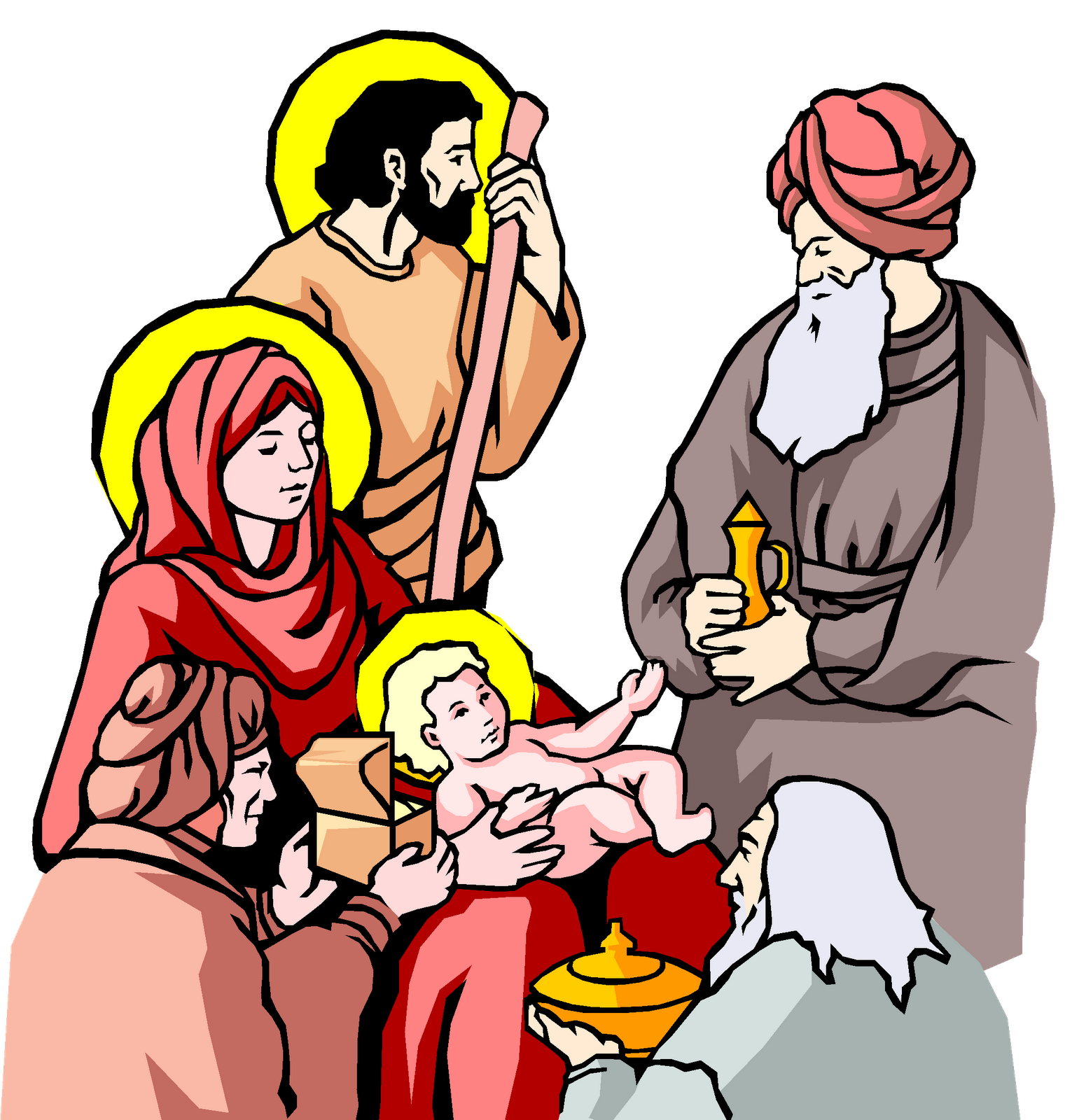 free animated nativity scene clipart - photo #38