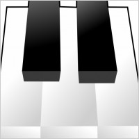 Piano Keys clip art Vector clip art - Free vector for free download
