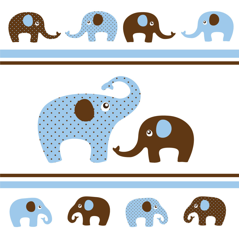 Pics For > Baby Blue Elephant Clip Art