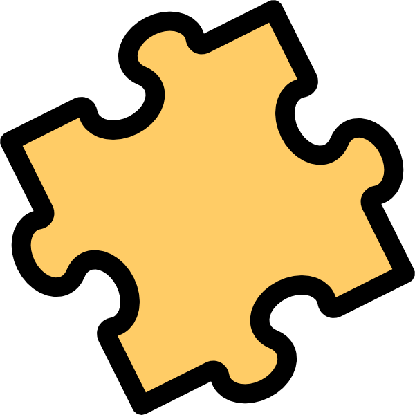 Blank Puzzle Piece Clipart