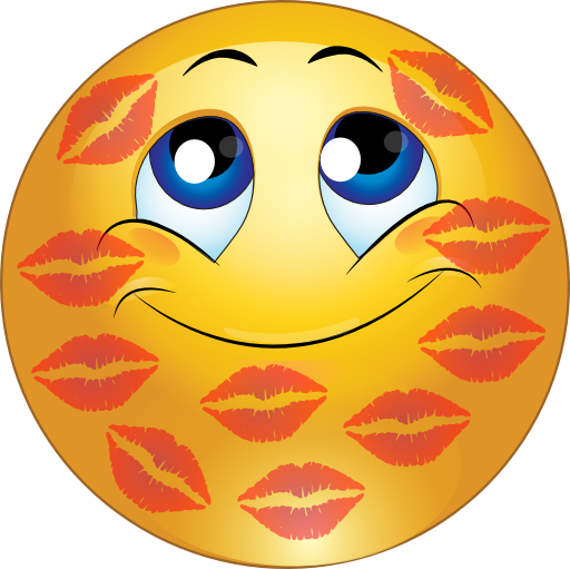 Kissing Smiley Face Clipart