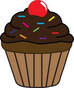 Chocolate Cupcakes Clipart - Free Clipart Images