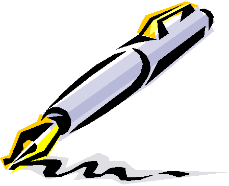 Pen Clip Art Black And White - Free Clipart Images