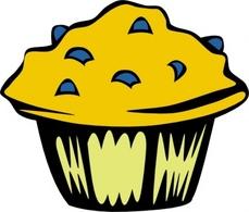 Clipart blueberry muffin
