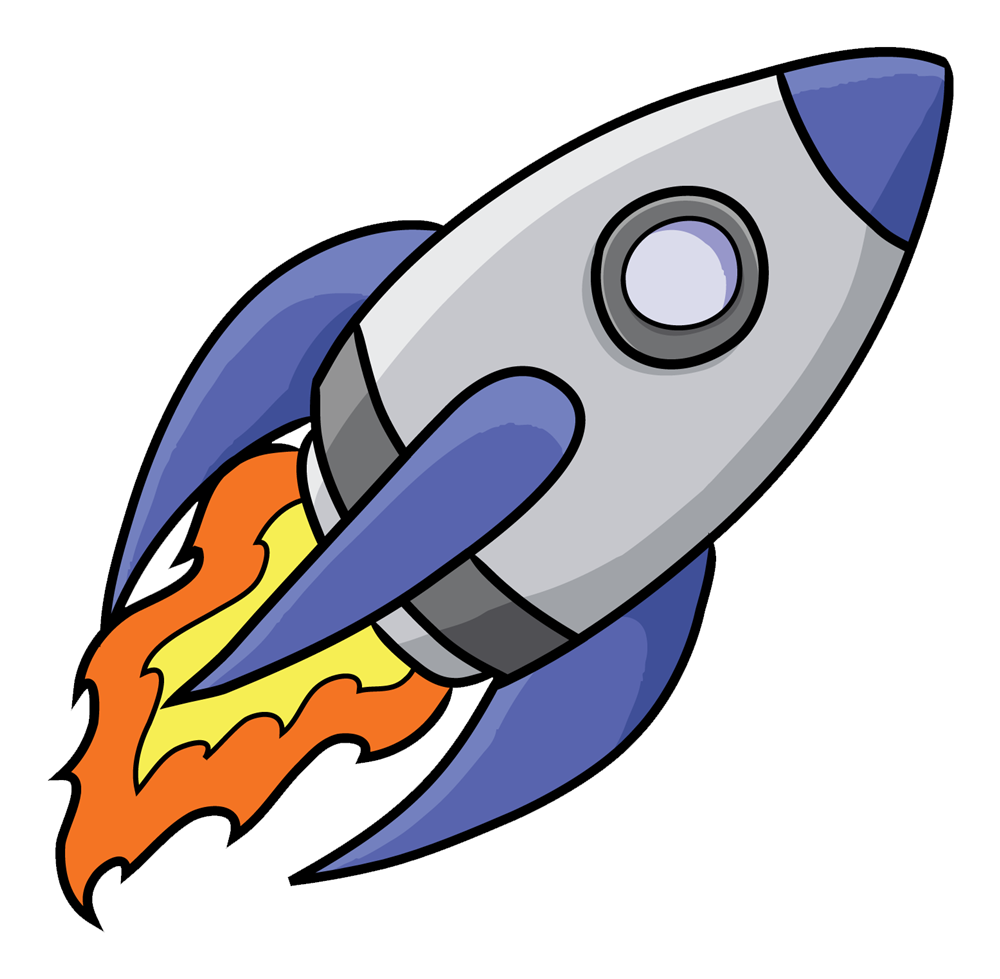Rocket spaceship clipart