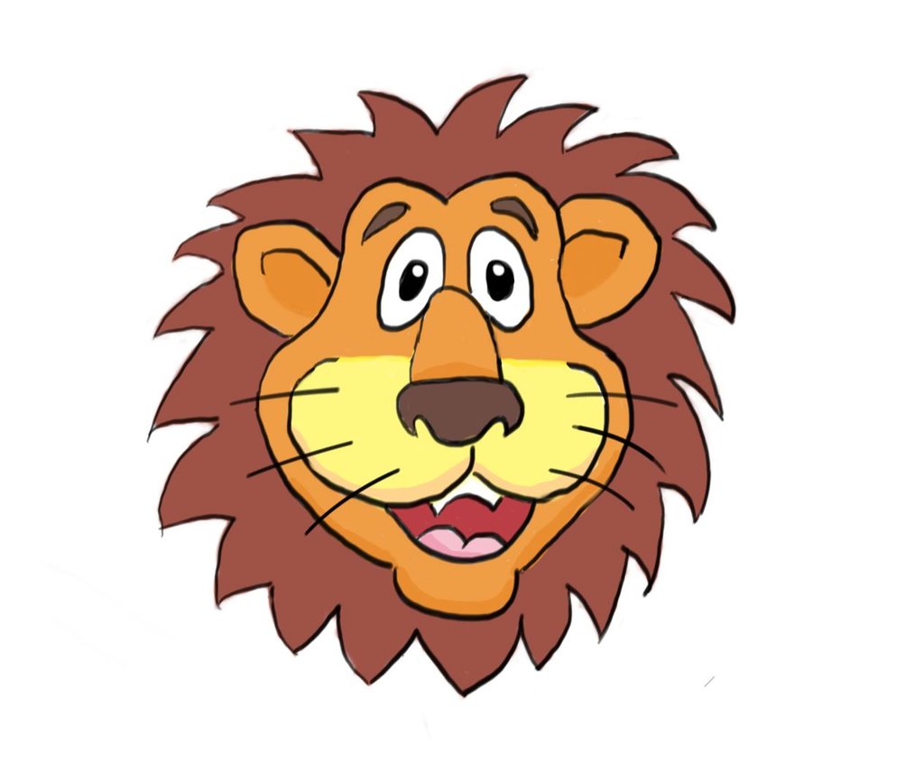 Lion Cartoon Drawings