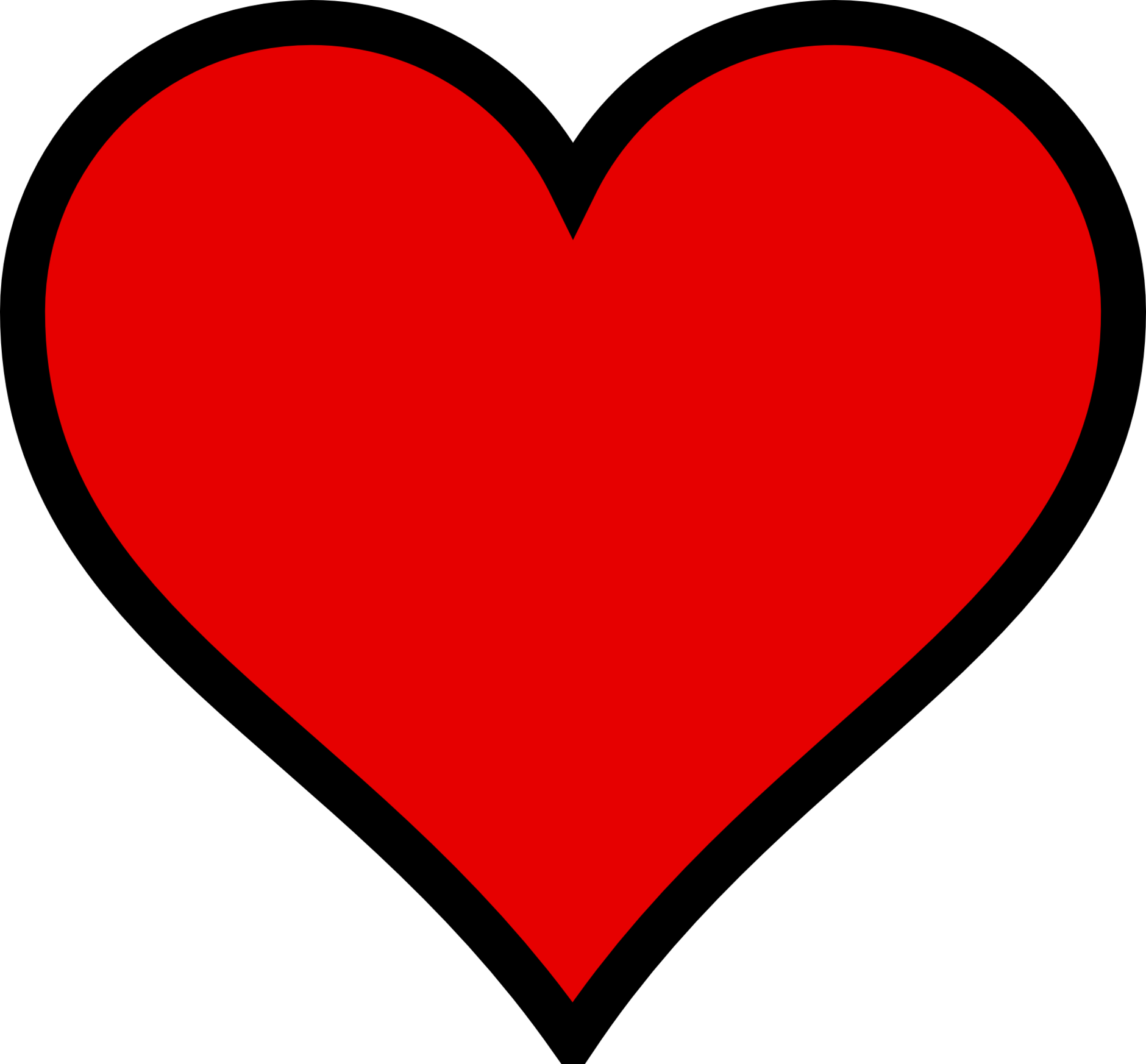 clipart valentine heart outline - photo #19