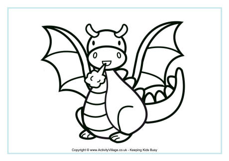 Mythological Dragons 35 Dragon coloring pages and pictures | Print ...