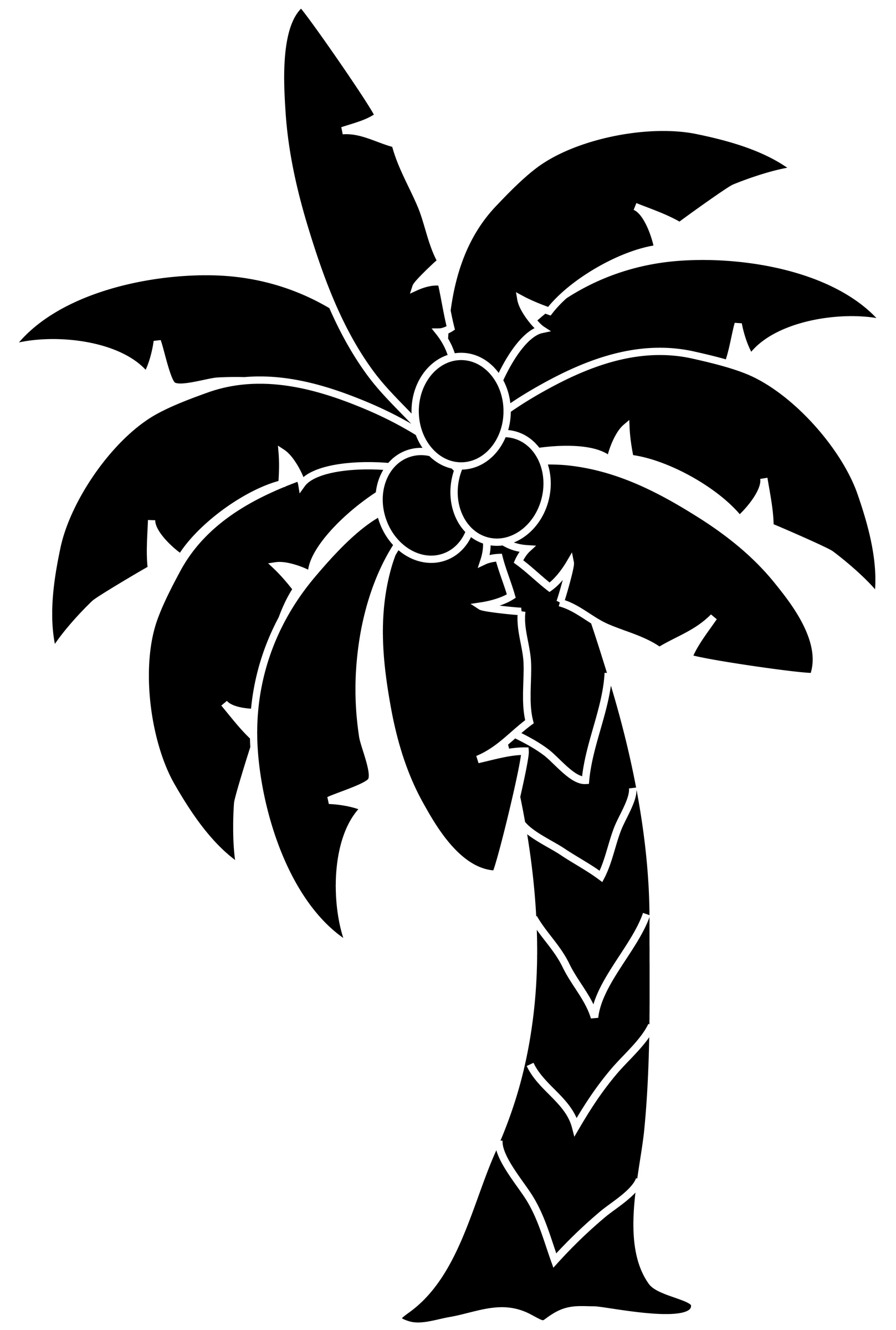 Palm tree clipart black and white clipartfest – Gclipart.com