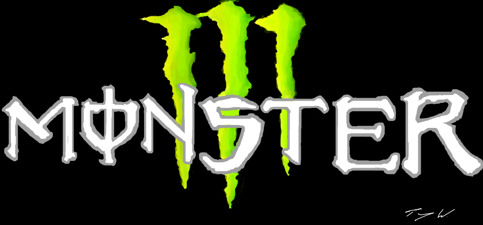 Logos, Monster energy and Drinks