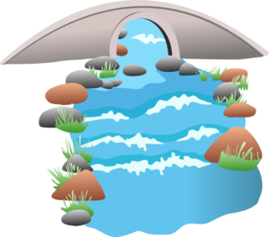 River water clipart