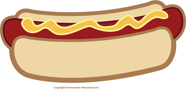 Transparent hot dog clipart