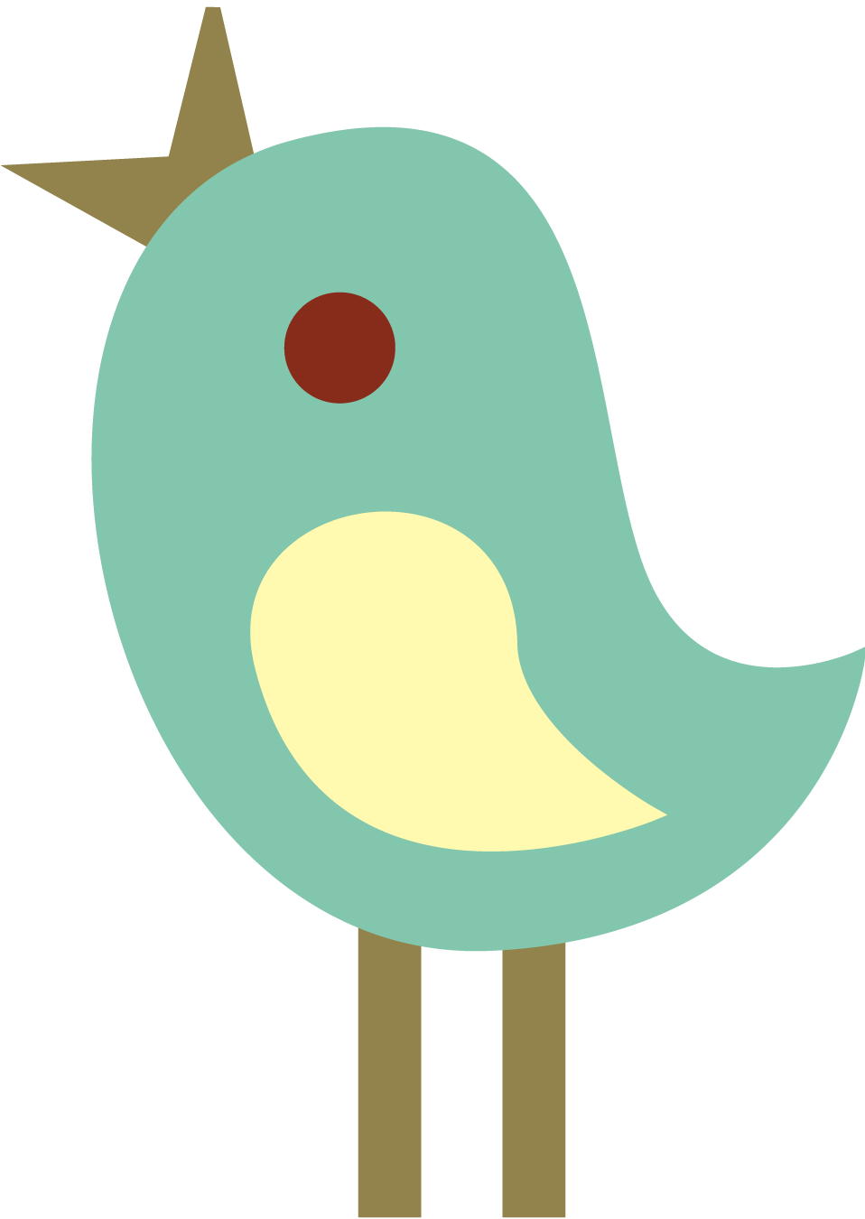 Cute Bird Clipart - Tumundografico