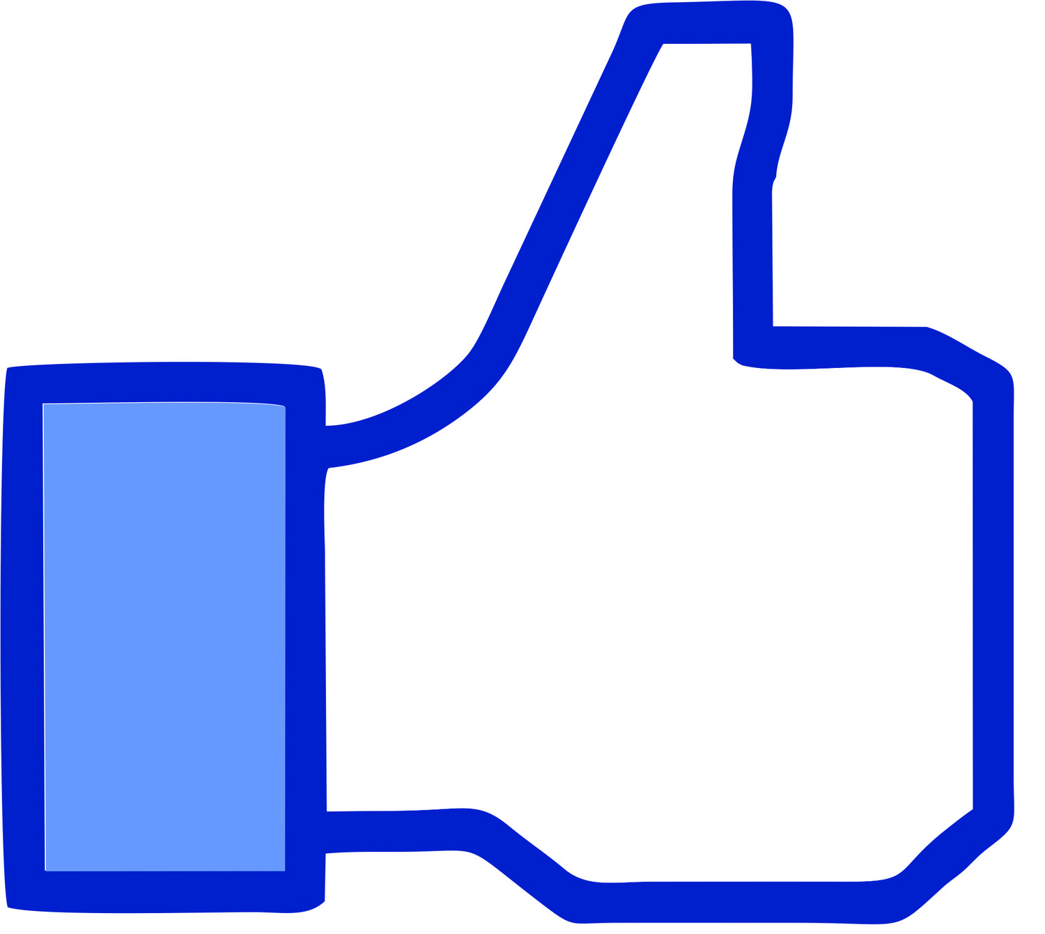 Facebook Thumbs Up Clipart