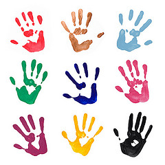 Hand Print Painting - ClipArt Best