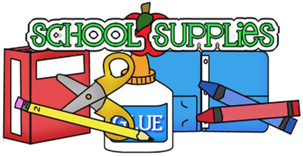 School supplies clipart long narrow - ClipartFox