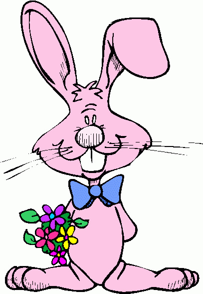 Funny clipart easter bunny