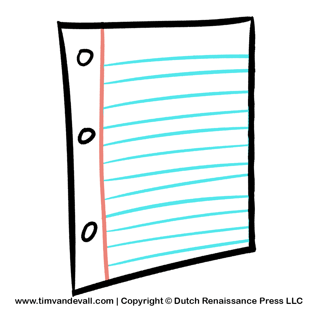 Clipart notebook paper