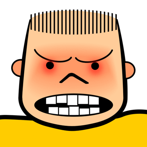 Clipart mad face