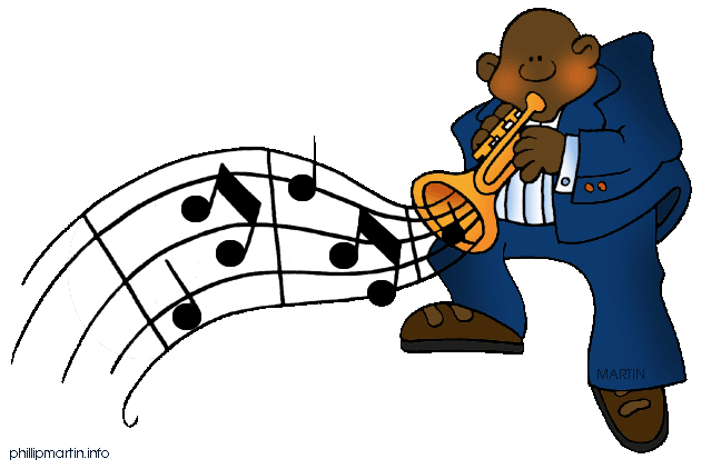 Jazz musician clipart