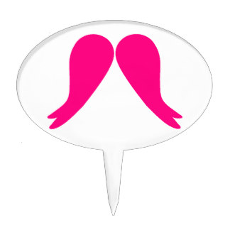 Pink Mustache Cake Toppers | Zazzle