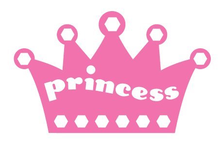 Clipart crown pink