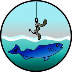 Fishing, Cartoon and Art