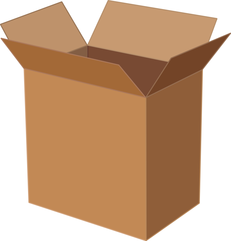 Empty Box Clipart