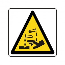 Warning Corrosive Logo Sign | Lasting Impressions Online