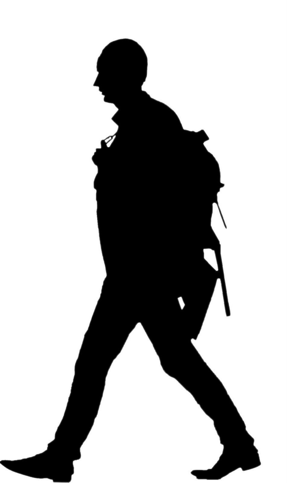 Walking Person Silhouette - ClipArt Best