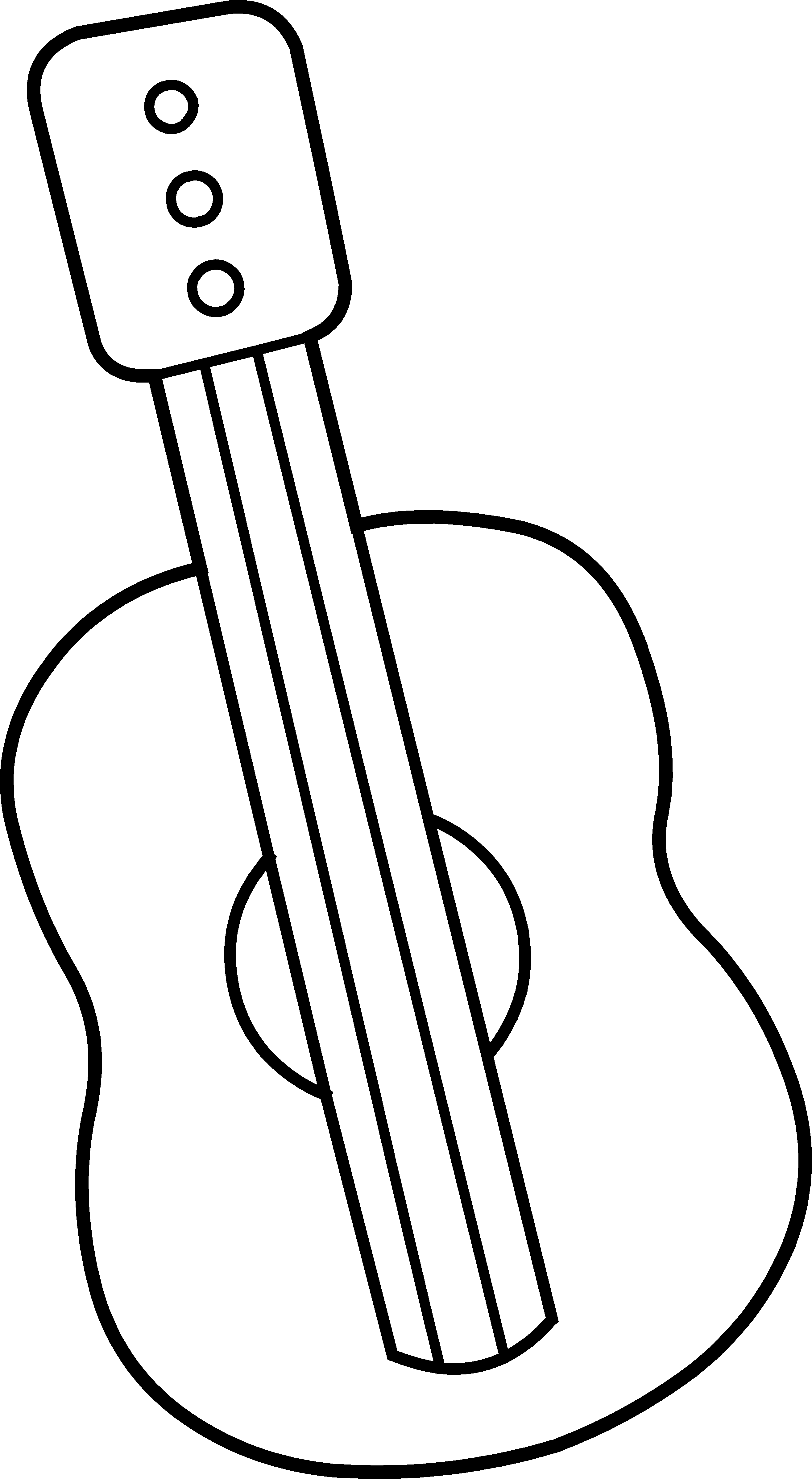 guitar-outline-clipart-best