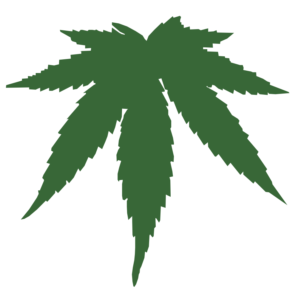 Cannabis Marijuana Leaf Clipart