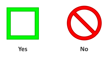 gui design - What symbols should be used for YES and NO when the ...