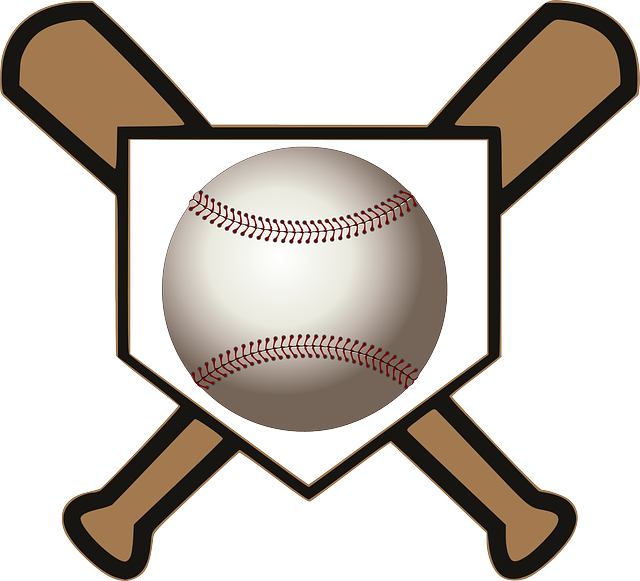 BALL, BATS, HOME, BASEBALL, CROSSED - Public Domain Pictures ...