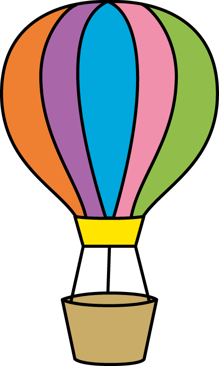 Hot air balloons clip art