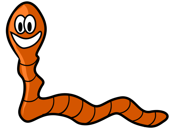 Clipart worms cartoon
